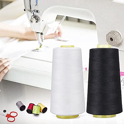 Hilo para máquina de coser poliéster 8000 yardas miniatura 5