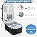 ZOMFELT Travel Backpack for Men, 18.4 inch Laptop Backpack with Wet Pocket, Large Capacity Long Distance Travel Bag Casual Daypack for School Weekender Trip, XXL, Black