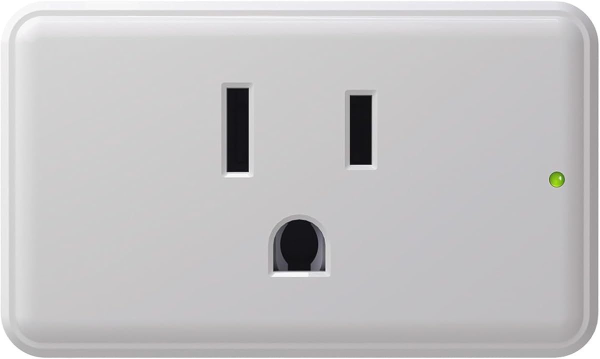 Radiant Wi-Fi Matter 15 Amp Smart Plug-in Switch, White, 1 Pack | Effortless Setup, Compatible with Alexa, SmartThings, HomeKit and Google, Matter Smart Hub Required, Set Scenes, Save Energy