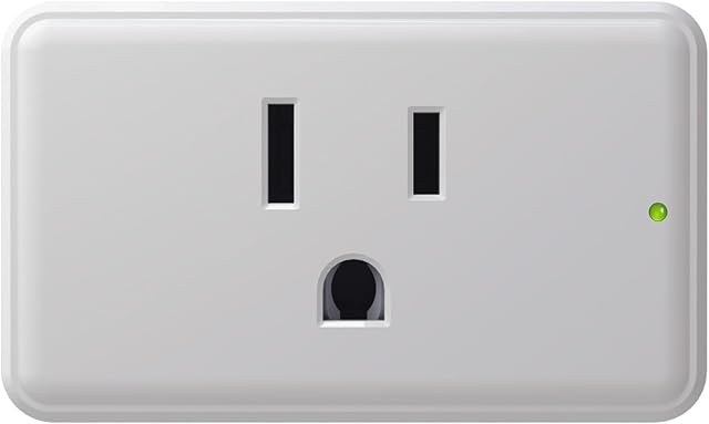 Legrand Radiant® Wi-Fi Matter Smart Plug 15A, Effortless Setup, Enhanced Compatibility with Apple HomeKit, Google Home, Alexa & SmartThings, Easy Wi-Fi Connectivity with Matter, WWMP10 Pack of 1