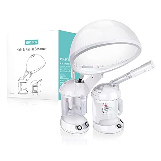EZBASICS Hair Steamer 2 in 1 Ion Facial Steamer with Extendable Arm Table Top Hair Humidifier Hot Mist Moisturizing Facial Atomizer Spa Face Steamer Design for Personal Care Use at Home 1 Pack + 2Uses