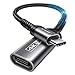 JSAUX USB C HDMI Adapter, 4K USB Type C für Thunderbolt 3 auf HDMI Adapter Kompatibel mit iPhone 17 Pro/16/15, MacBook Pro/Air, Dell XPS 15, Samsung Galaxy S24/S10/S9, Huawei P40, Surface Pro 7-Grau