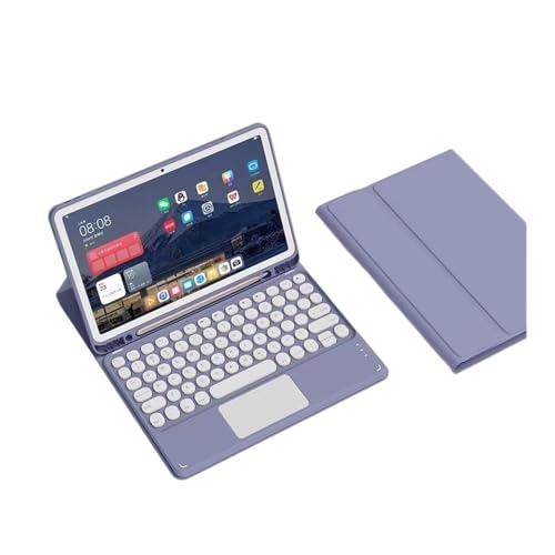 Funda teclado iPad Pro 11 pulgadas 2022 con tapa redonda de cuero