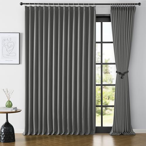 KEQIAOSUOCAI Wide Width Window Curtains 100 x 84 Inches...