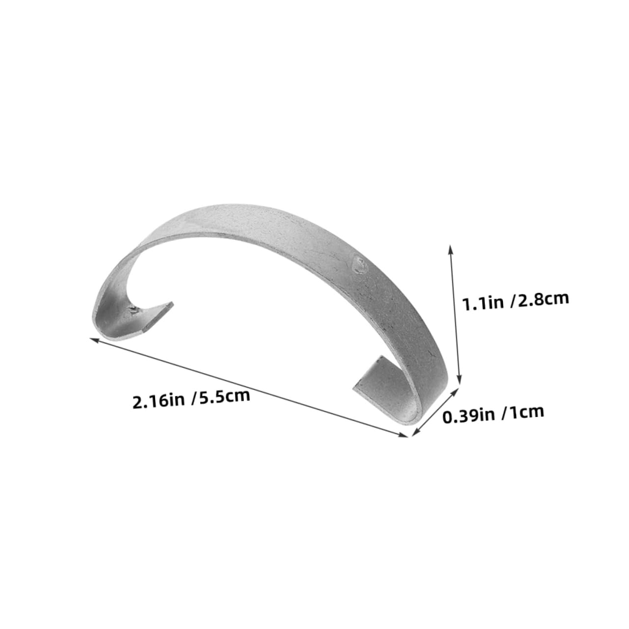 Balacoo 20pcs Chicken Coop Door Hooks Metal Snap Fasteners Poultry Cage Latches for Bird Cage Door Hook