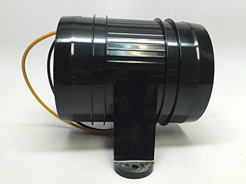Marine High Performance Abs Black Turbo In Line Bilge Blower 4" Diameter 12V #TOP2