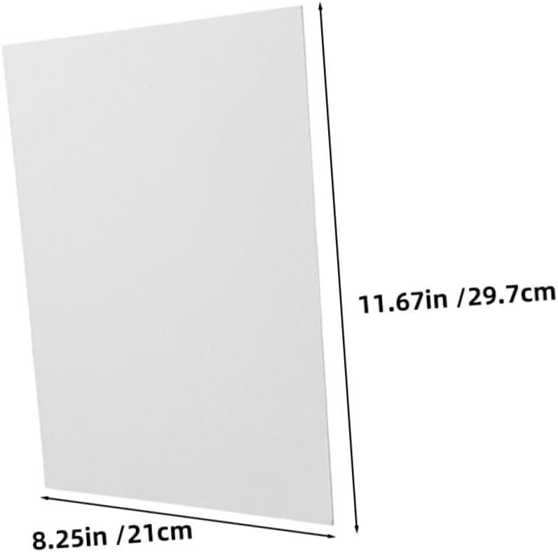 Anneome 5pcs Frame Backing Panel Durable Cardboard for Mailing Protection DIY Crafts Cuttable Mat Board for Scrapbooking Reliable Support for Picture Frames