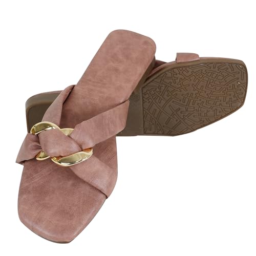 Image of DFR Women Casual Cushioned Flat Slippers Woman