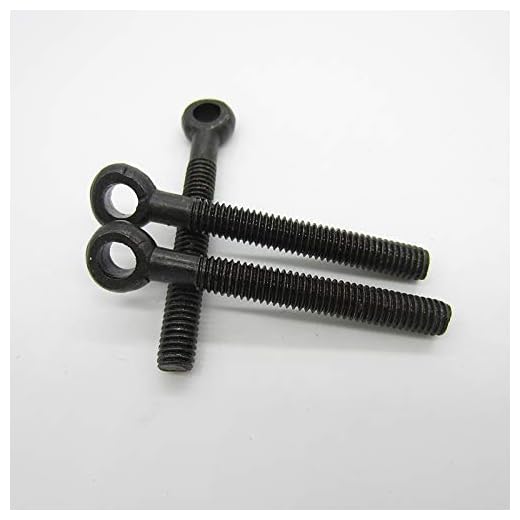 LLLKKK 5 st Q190/Q191/DIN444/UNI6058 Carbon Steel ögonskruvar M6/M8/M10/M12 ring vänster bult C0082Hårdvara tillbehör (mått: M6 30 mm (5 st))