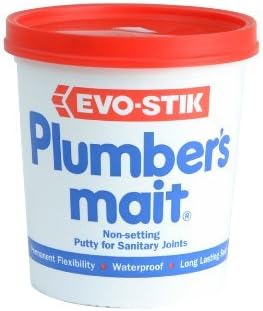 EVO-STIK Plumber's Mait, Non-Setting Putty for Sanitary Joints, Waterproof, 1.5kg