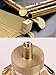 4PCS Amber Color Cute Rabbit Style K9 Crystal Knob for Cabinet, Luxury Crystal with Brass Base Knobs, Furniture Pulls, Handles, No Plastic