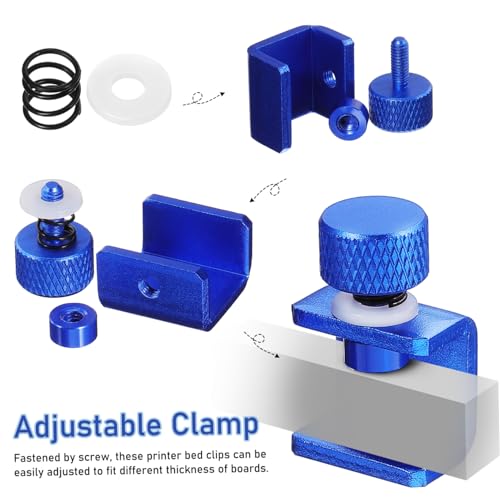 Anneome 4 Pcs Braçadeira De Impressora Impressoras Braçadeiras De Fixação Da Impressora Braçadeira D