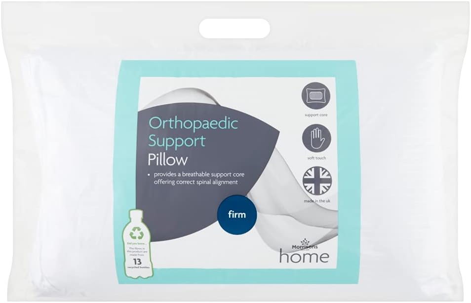 Morrisons Orthopaedic Support Pillow Amazon.co.uk Home & Kitchen