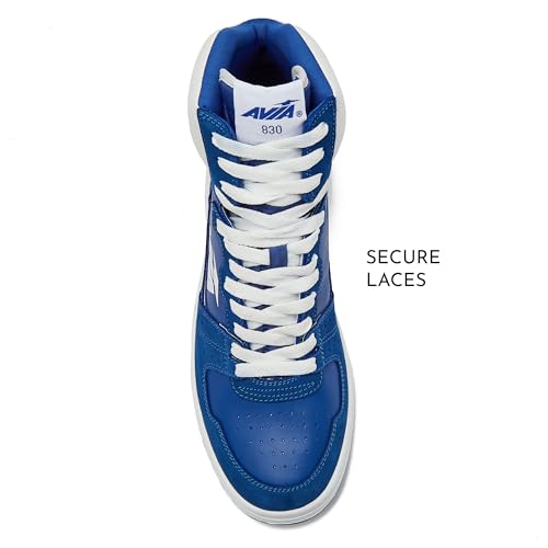 Avia 830 Men's Basketball Shoes, Retro High Top Sneakers for Men Indoor or Outdoor, Street or Court Size 7 to 164