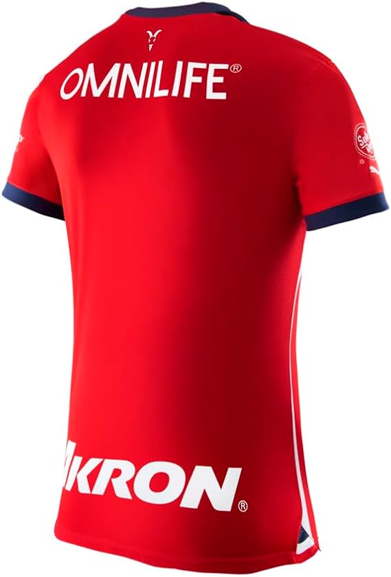 Puma Chivas 23/24 Womens Home Jersey (as1, Alpha, l, Regular, Regular) Red/White