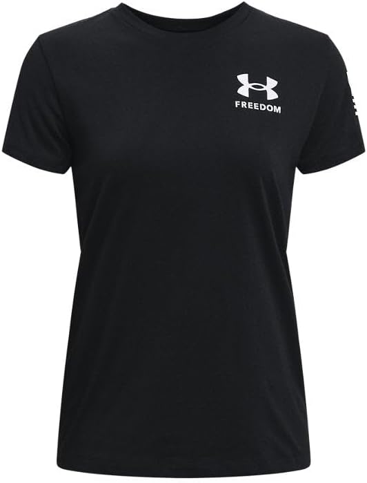 Under Armour Women's New Freedom Logo T-Shirt - Image 5