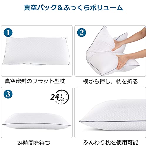 Findigit ピロー 高反発まくら ホテルまくら 立体構造 柔ら