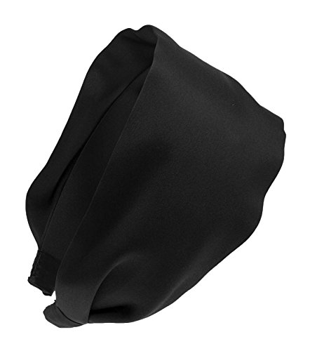 L. Erickson USA Scarf Headband - Silk Charmeuse Black L. Erickson USA Scarf Headband - Silk Charmeuse Black