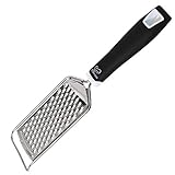 K BASIX Cheese Grater Handheld Shredder Stainless Steel Razor Sharp Blades, Non-Slip & Soft Grip Hand Cheese Grater, Medium Shred, Ideal for Hard Fruit, Root Vegetables, Nuts, Parmesan Cheese & More