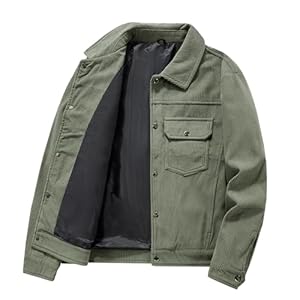 [Manatsulife] ジャケット コーデュロイ メンズ 折り襟 防風 保温 撥水 暖かい 羽織り 作業服 アウトドア 釣り 山登り 秋服 冬 カジュアル おしゃれ WT2266" 