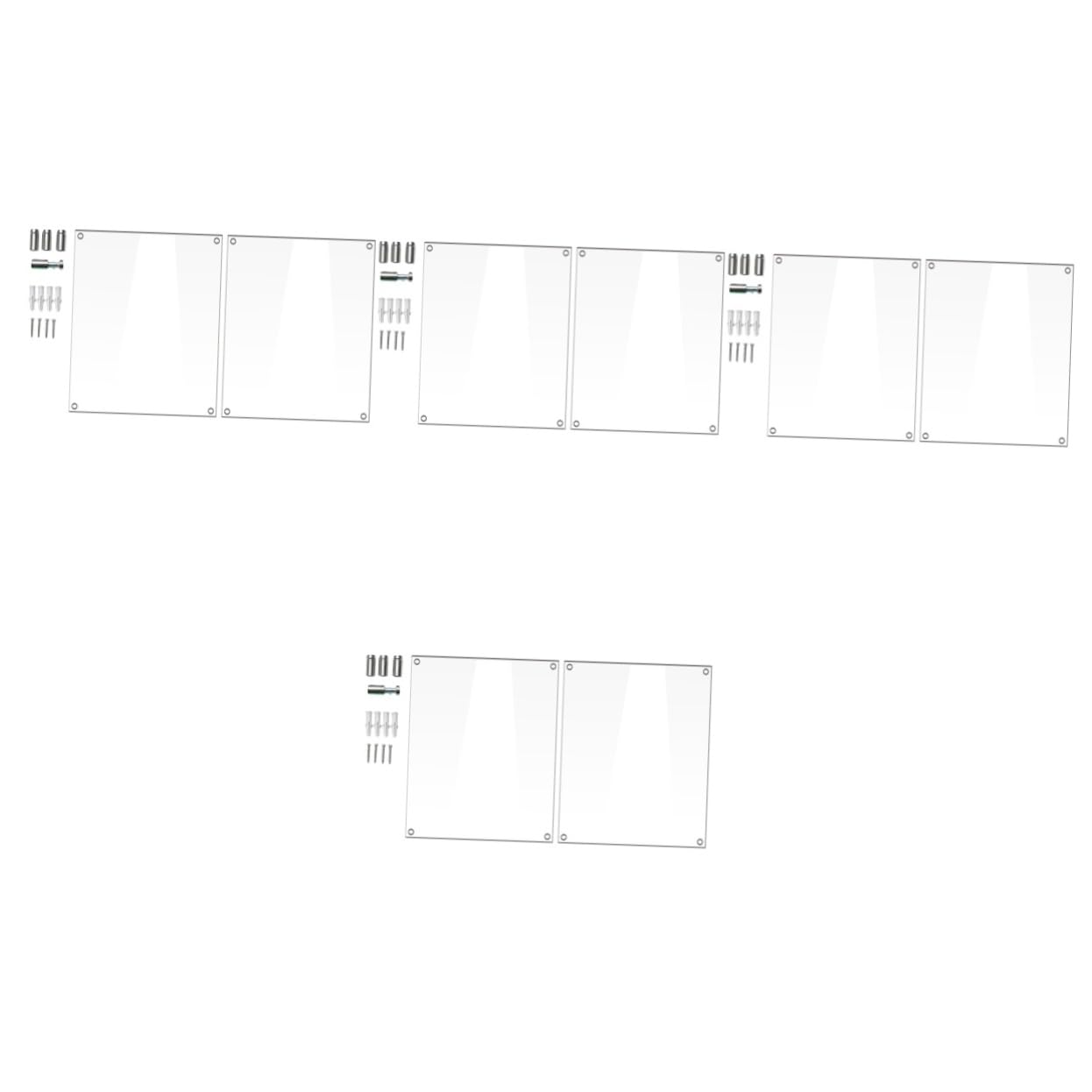ABOOFAN 4 Juegos De Marcos De Fotos Acrílicos Flotantes Para Pared Para Decoración Del Hogar Y La Oficina.