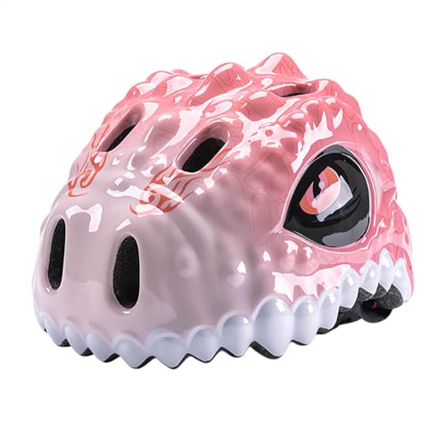 Casco de skate para niños, casco de bicicleta infantil | Dinosaurio Kids Casco Multideporte | Casco de scooter amortiguador para niños y niñas