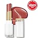 REVLON Super Lustrous Glass Shine Balm, Hydrating Tinted Lipstick, Sheer, Glossy Shiny Finish, 004 Nude Illuminator, 0.11 oz