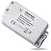 REYLAX Transformateur LED 24V 15W, Transformateur 220V 24V 630mA, Alimentation 24V DC Basse Tension, LED Driver de Tension Constante, Transfo LED pour Bandes Led, Ampoule MR16 G4 MR11 GU5.3