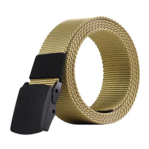 GALPADA 3PCS Quick Dry Outdoor Training Belt Breathable Canvas Style with Plastic Buckle Belt for Men for Sports and Daily Wear