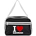 Produktbild Multifanshop® Retrotasche breit - I Love Euskirchen - schwarz - Schultertasche Umhängetasche Tasche