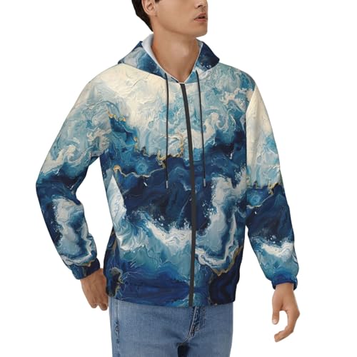 Pull à capuche homme avec cordon de serrage ajustable pour un confort thermique idéal