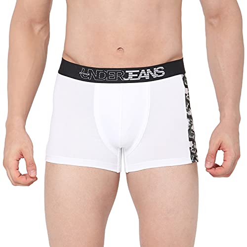 Image of Underjeans Men's Cotton Blend Regular Fit Trunk