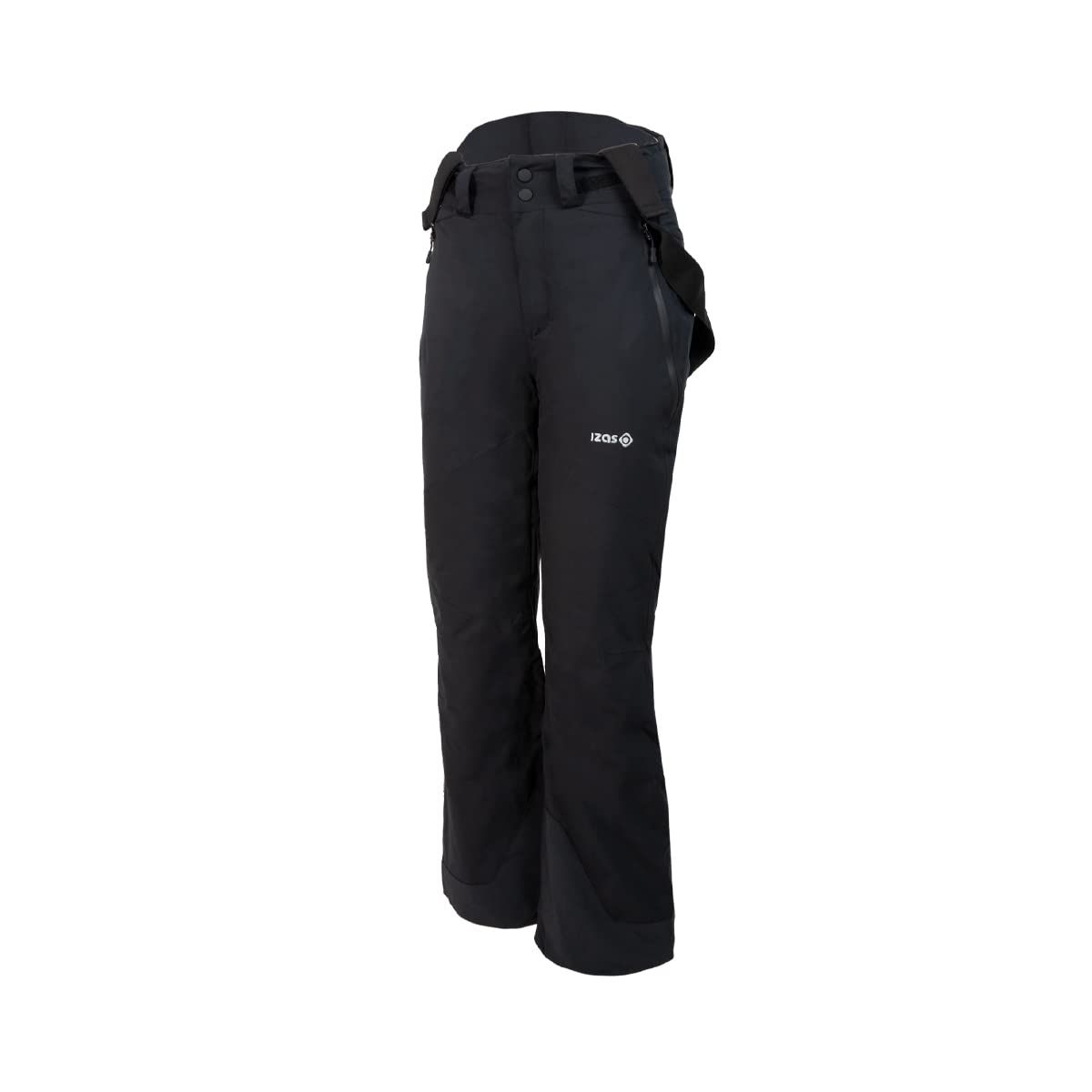 Izas Yoho Pantalones de Ski para Mujer con Zona Lumbar Elevada y Membrana Impermeable. Incluye Polaina Elástica, Tirantes Desmontables y Refuerzo en el Bajo. Cremallera Interior para Ventilación