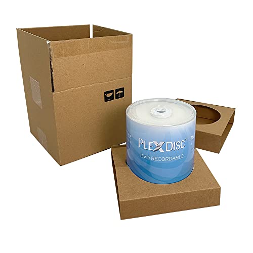Image of DVD+R 4.7GB 16X White Inkjet Printable Hub Printable - 100pk Cake Box (FFB) 63C-215-BX, 100 pieces