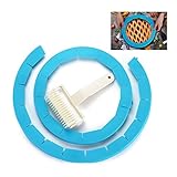 AOMGD 2pcs Adjustable Pie Crust Protector Shield + 1pcs Lattice Pie Cutter Roller, FDA Food Safe...