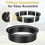 Smokeless Fire Pit Ring, 35 inch Outer/31 inch Inner Outside Fire Pit - Image 5
