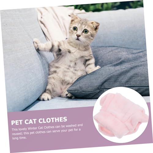 YARNOW Roupas De Gato Sem Pêlos Traje Casaco Roupas De Cachorro Roupas Para Gato Inverno Decoração P
