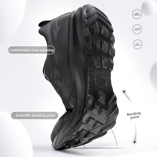 Mens Trail Running Shoes Fashion Walking Hiking Non Slip Sneakers Tennis Cross Training Outdoor Casual Workout Trainers4