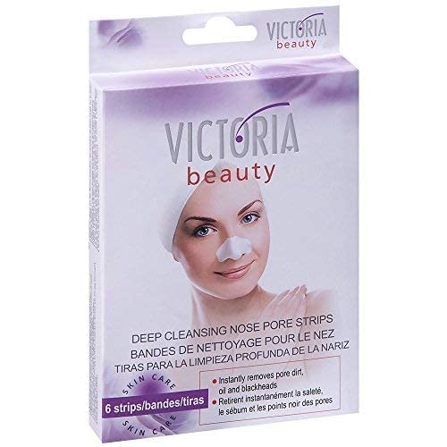 Miniatura 4 de Victoria Beauty Tiras nasales de limpieza profunda que limpian al instante los poros obstruidos, elimina puntos negros, tamaño más grande para un