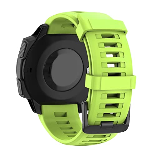 Correa de silicona de 22 mm compatible con Garmin Instinct, repuesto deportivo de ajuste rápido 4