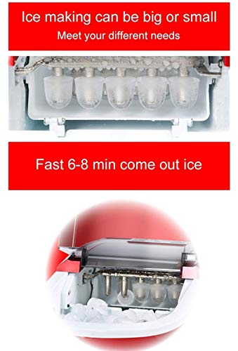 Fabricadora de hielo eléctrica portátil Mini 15 kg/24h miniatura 4