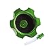 ZXTDR Aluminum Gas Fuel Tank Cover Cap With Breather Valve For 50cc 70cc 90cc 110cc 125cc 140cc 150cc 160cc Pit Dirt Motor Bike (Green)