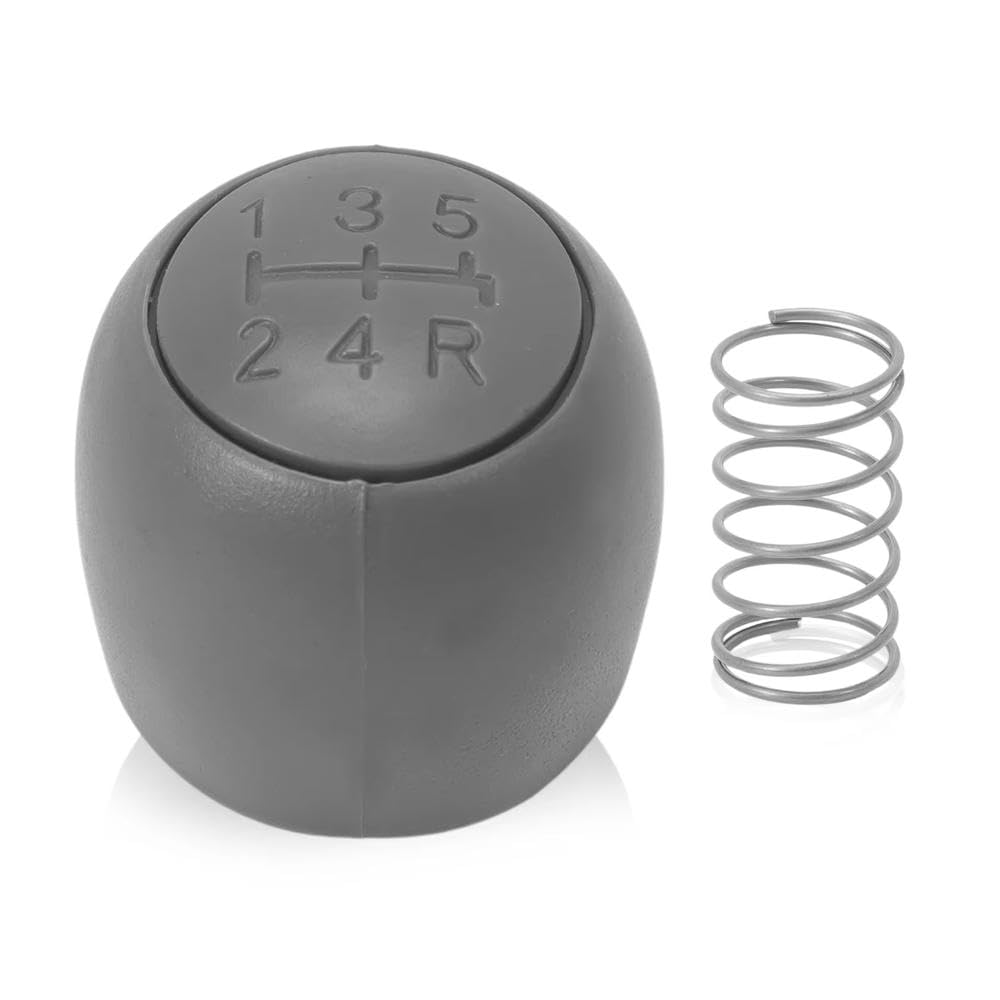 POANBCGY Auto Parts 5 Speed Gear Knob Kit with Reverse and Return Spring for Fiat Panda 169 2003-2012 for Fiat 500 500C 2007-2013