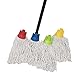 Maus Wischmopp Baumwolle Set 4 Stück | Mit robustem Stiel | Geeignet für Putzeimer mit Presse | Aus der Nass- & Trockenwischen für den Haushalt Kollektion