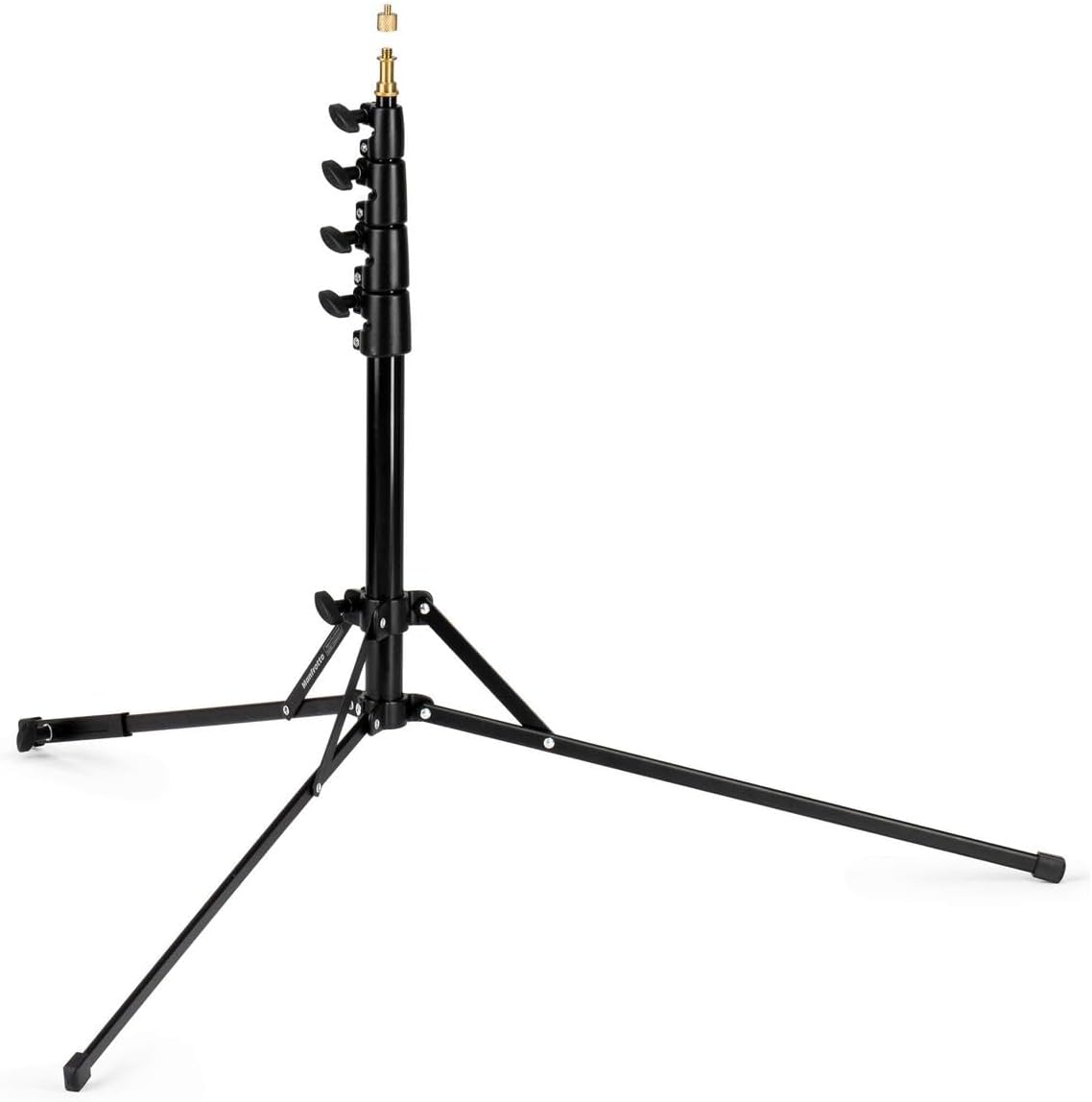 Manfrotto Nano Plus 3-Section Light Stand with 5/8" Spigot, 8.8 lb Capacity, Extends to 6.5' Black