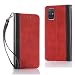 Produktbild MUOUID Handyhülle für Samsung Galaxy A71 Hülle Leder, Samsung Galaxy A71 Klapphülle Handytasche Case für Samsung Galaxy A71 Handy Hüllen, TPU mit Kartenfach Standfunktion Schützt (Rot)