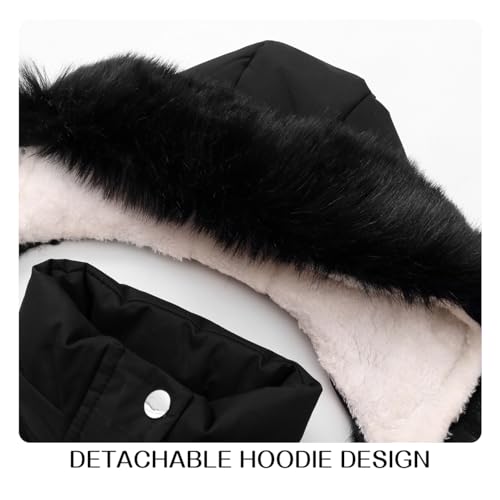 Girl Winter Coat Kids Fleece Puffer Jackets Toddler Heavyweight Parka3