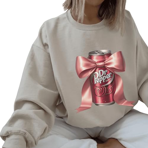 Pink Bow Dr P.epper Shirt Vintage Dr P.epper Coquette Sweater Trendy Soda Tee Christmas Gift