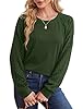 Saloogoe Sweatshirt for Women Casual Tunic Shirts Ugly Christmas Sweaters Christmas Outfits Spring Tops 2025 Plus Size Green XL #2