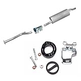 Auspuff Endschalldämpfer Auspuff kompatibel mit BMW E34 518i 1.8 M/M43 85 kW bis 05/1994 + Montageware